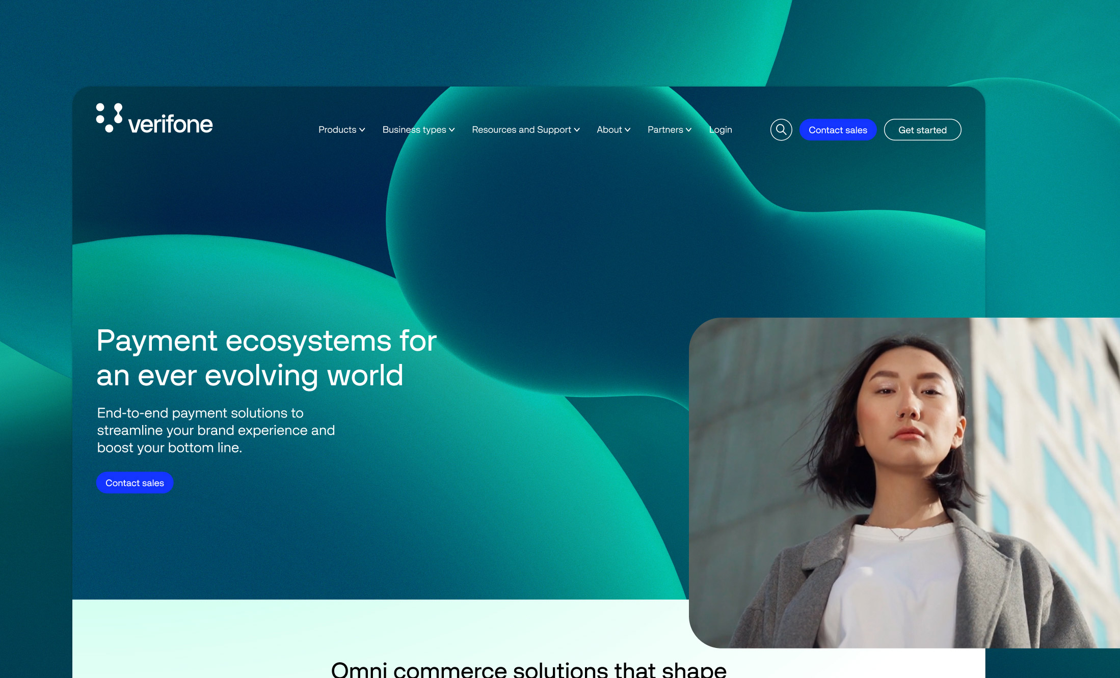 We helped craft an indepth website redesign for Verifone